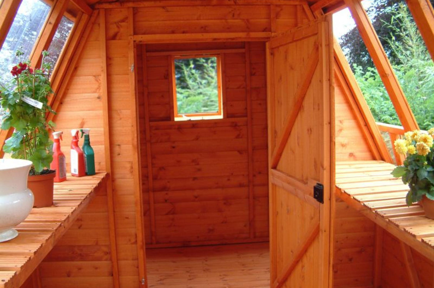 The Combination Suntrap Greenhouse Shed 14'x7'