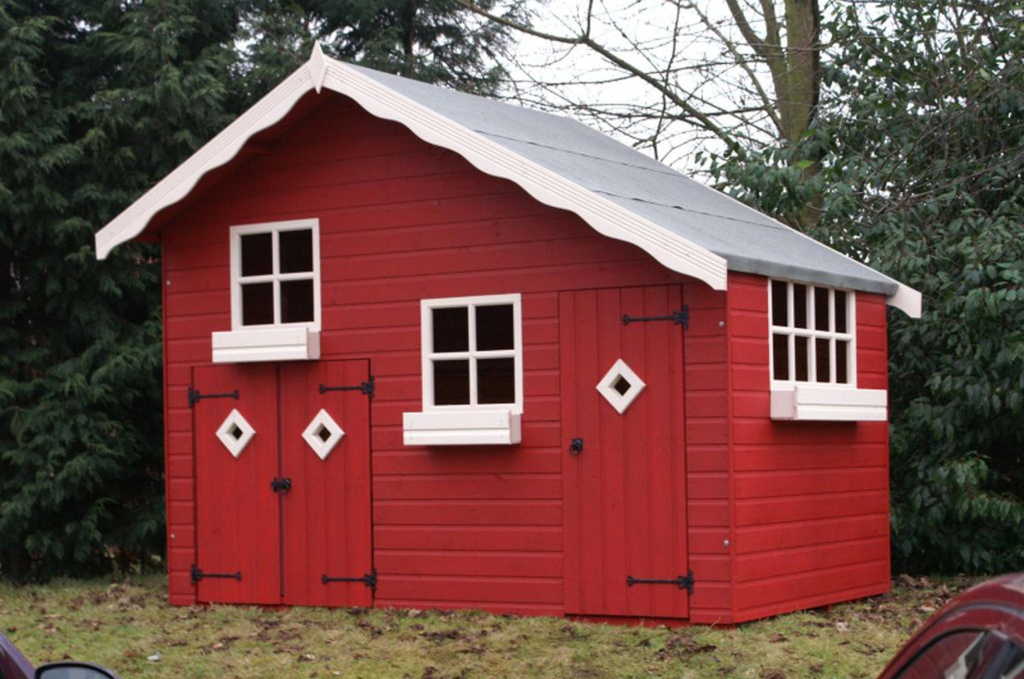 The Toybox Palace Playhouse 7'x10' with verandah
