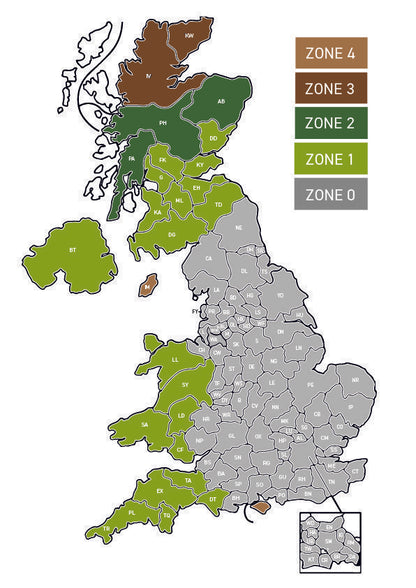 Delivery Zone Map Mercia