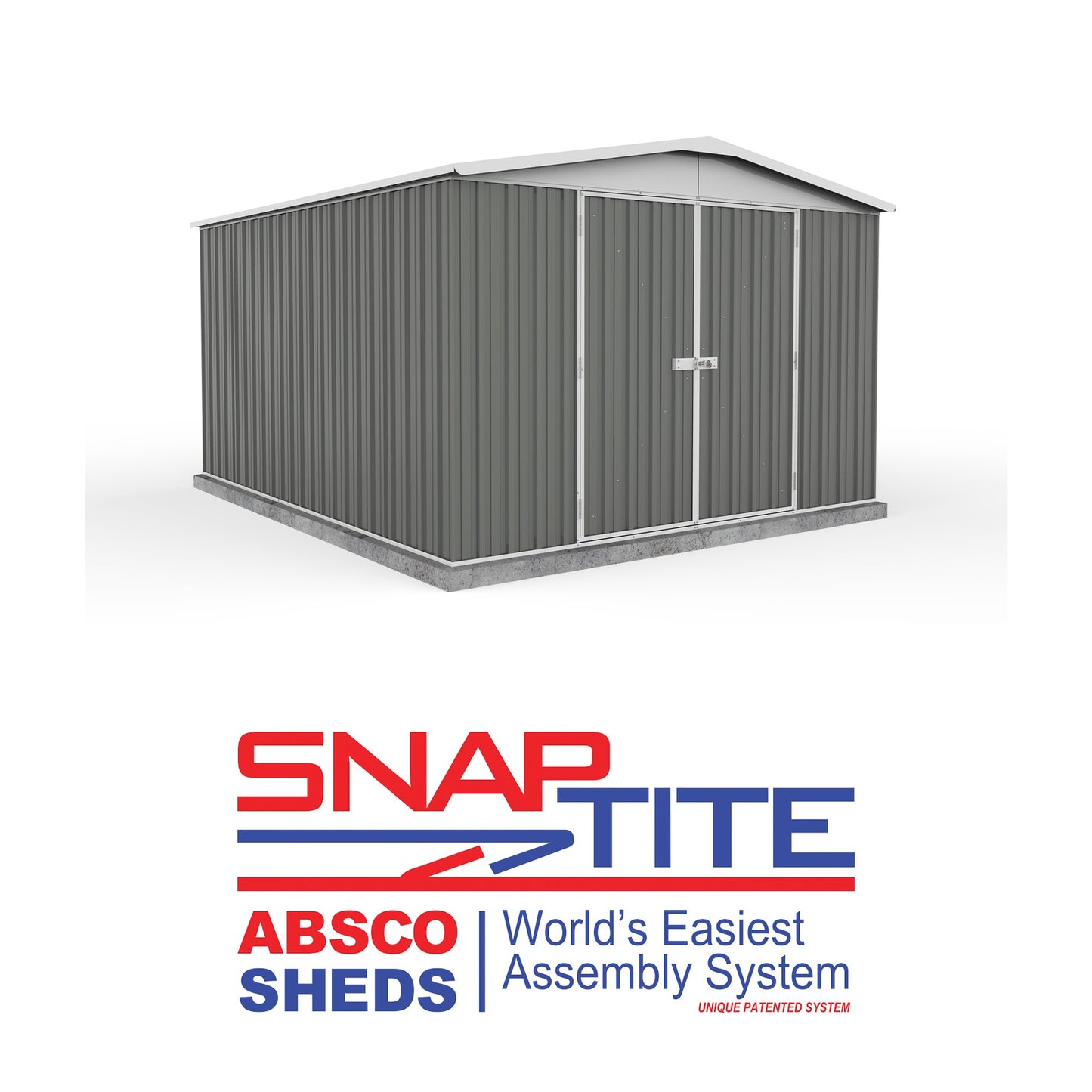 Mercia Absco Regent Metal Shed 3m x 3.66m