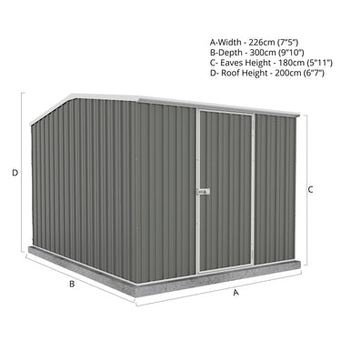 Mercia Absco Premier Metal Shed 7'5"x10'