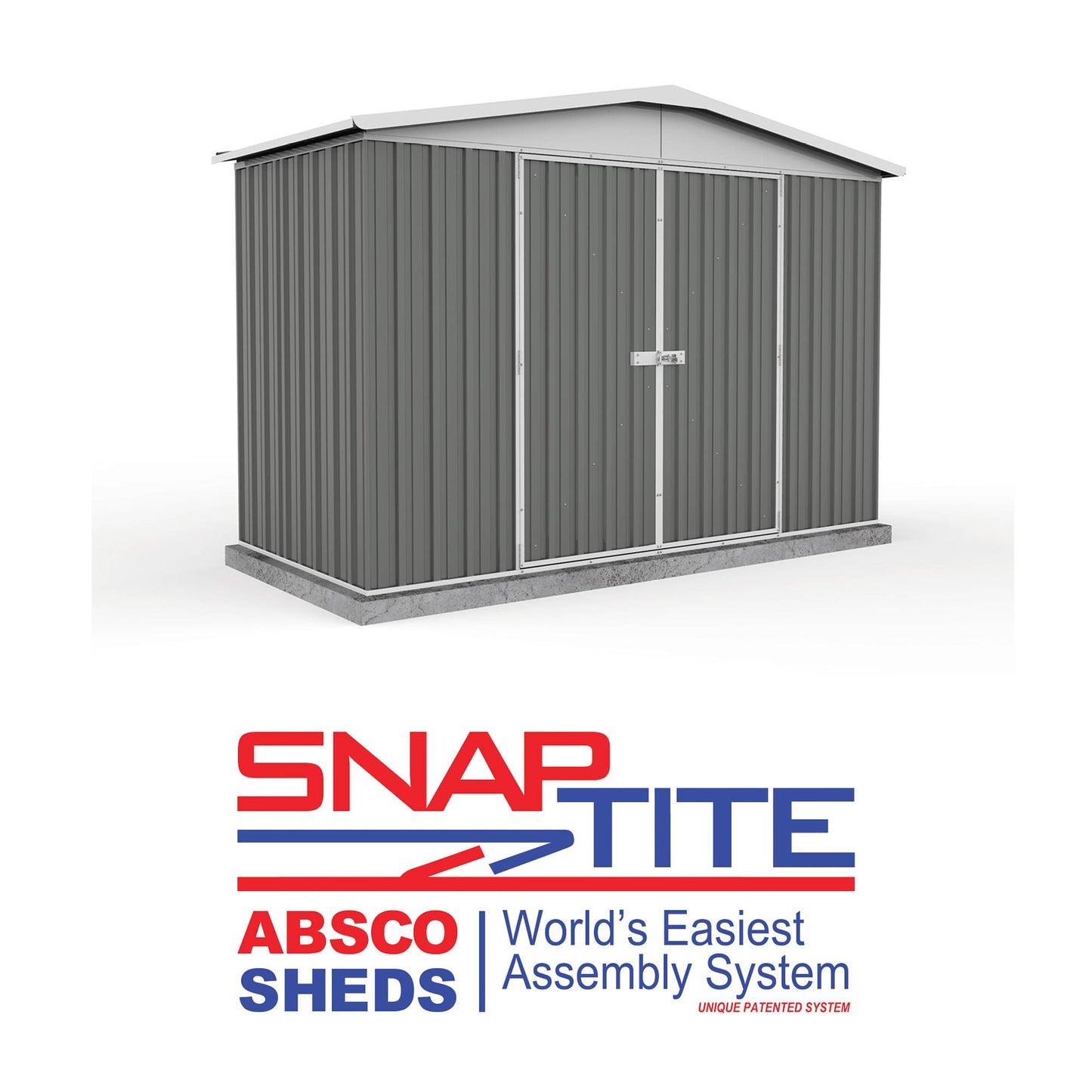 Mercia Absco Regent Metal Shed 3m x 1.44m
