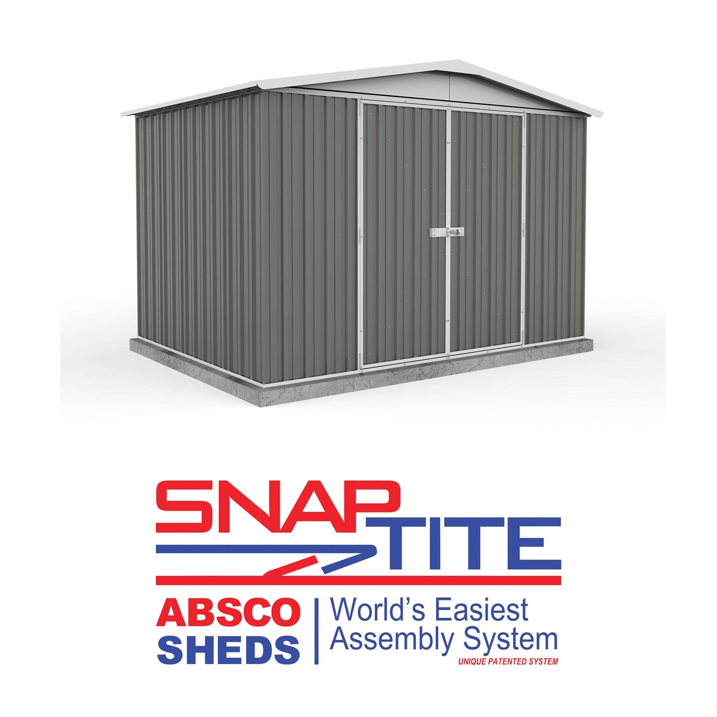 Mercia Absco Regent Metal Shed 3m x 2.18m