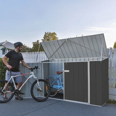 Mercia Absco Bike Store Metal Shed 7'5"x2'5"