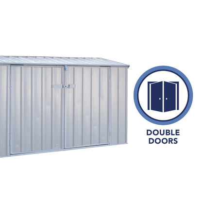 Mercia Absco Bike Store Metal Shed 7'5"x2'5"