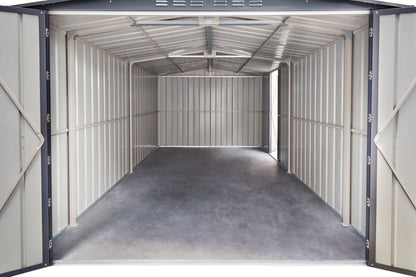 10 x 15 Globel Dual Door Workshop Garage - Green or Grey