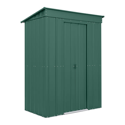 5 x 3 Globel Pent Metal Shed - Green or Grey