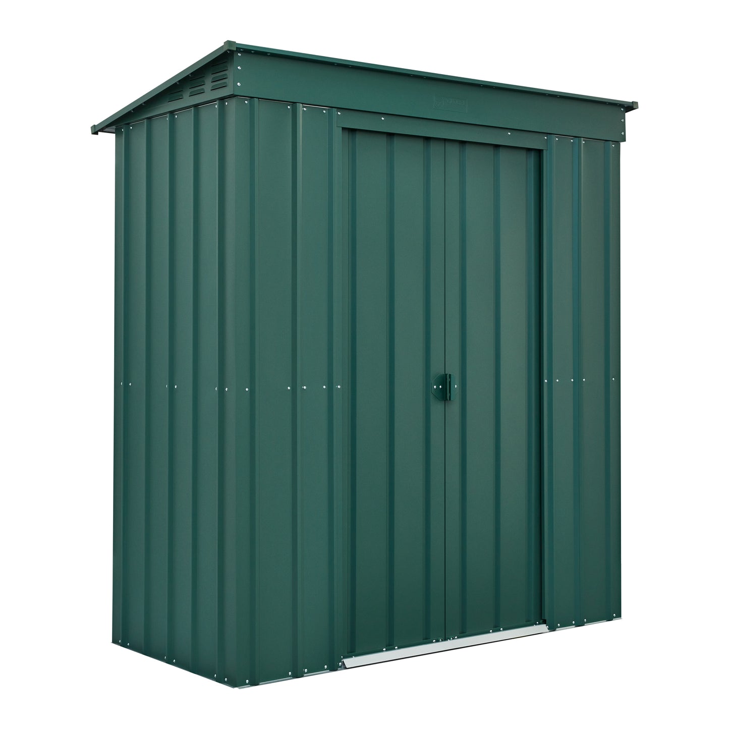 6 x 3 Globel Pent Metal Shed - Green or Grey