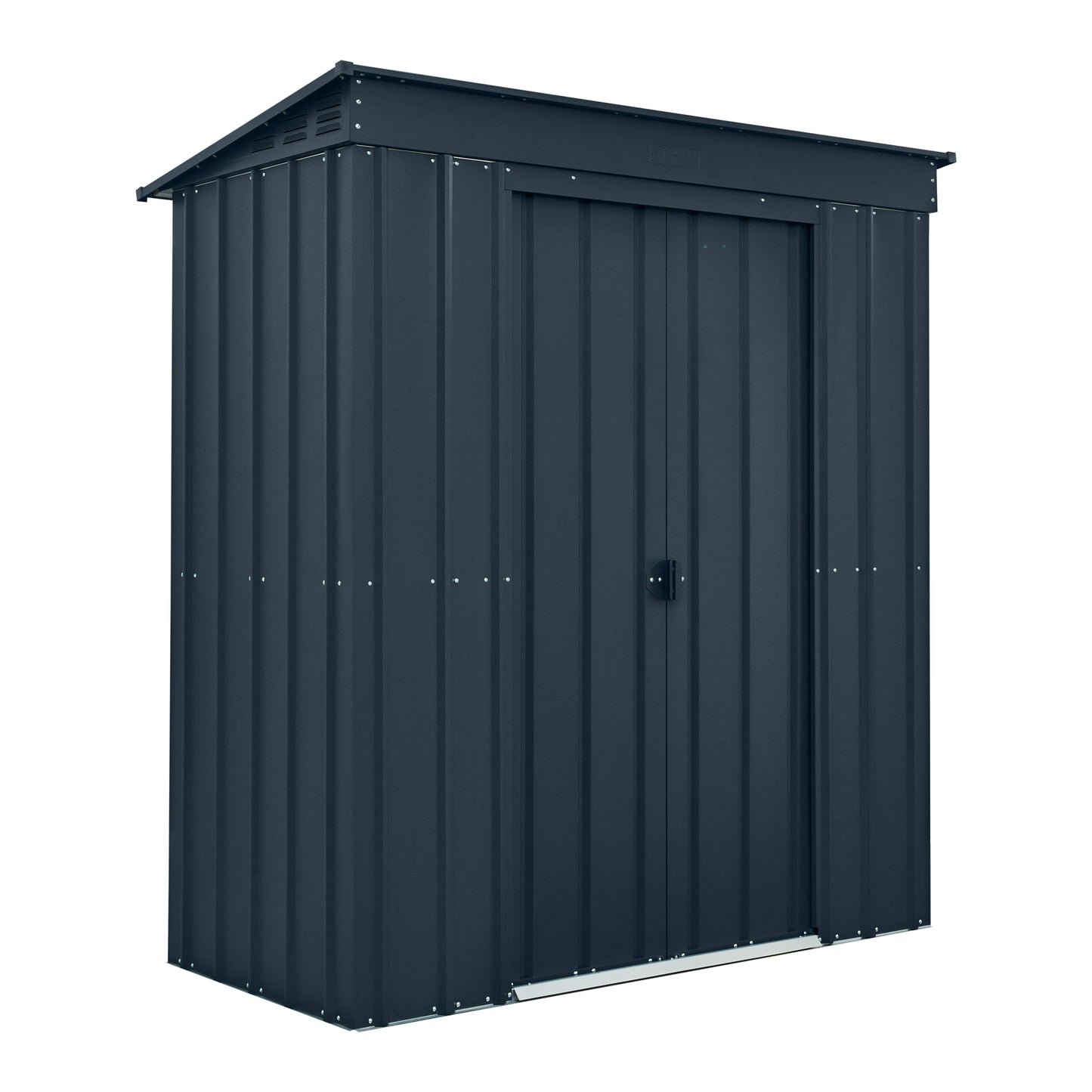 6 x 3 Globel Pent Metal Shed - Green or Grey
