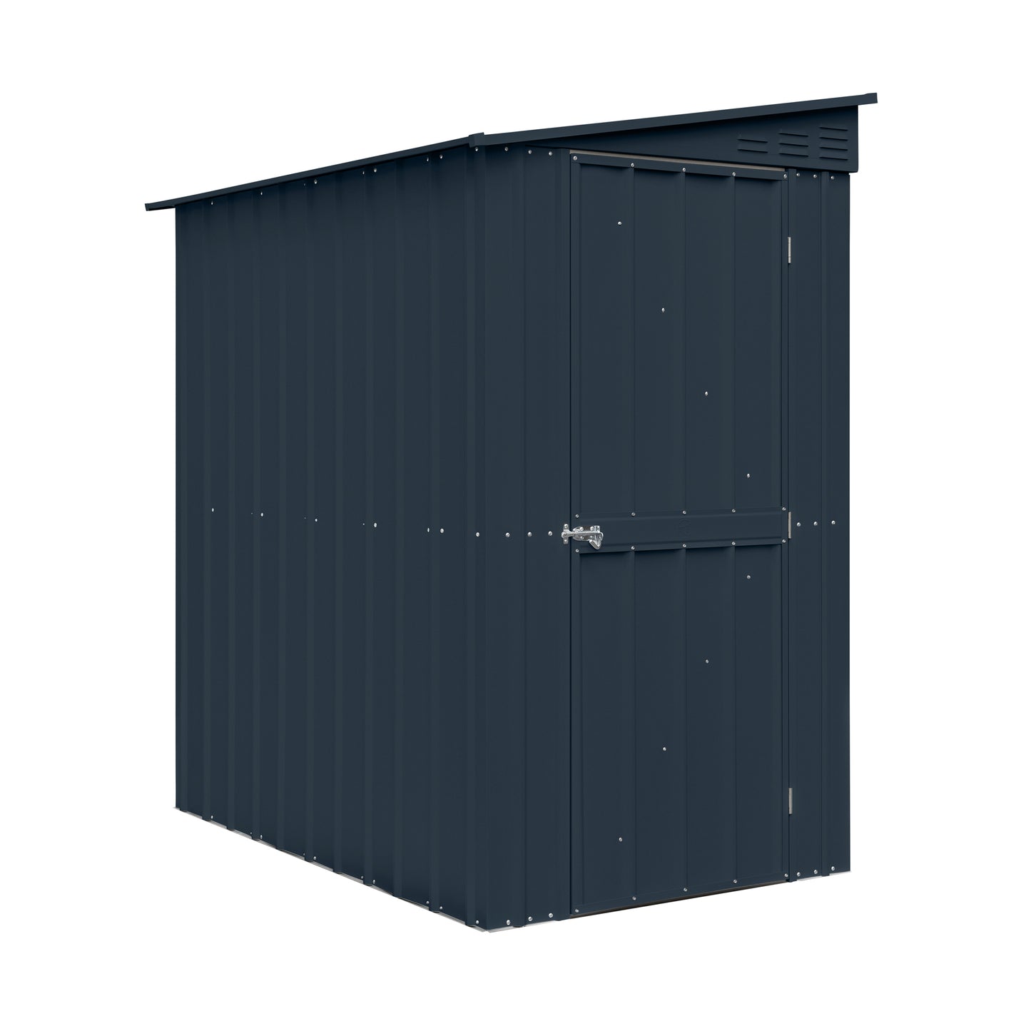 4 x 6 Globel Lean-To Metal Shed - Green or Grey