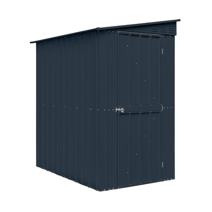 4 x 6 Globel Lean-To Metal Shed - Green or Grey