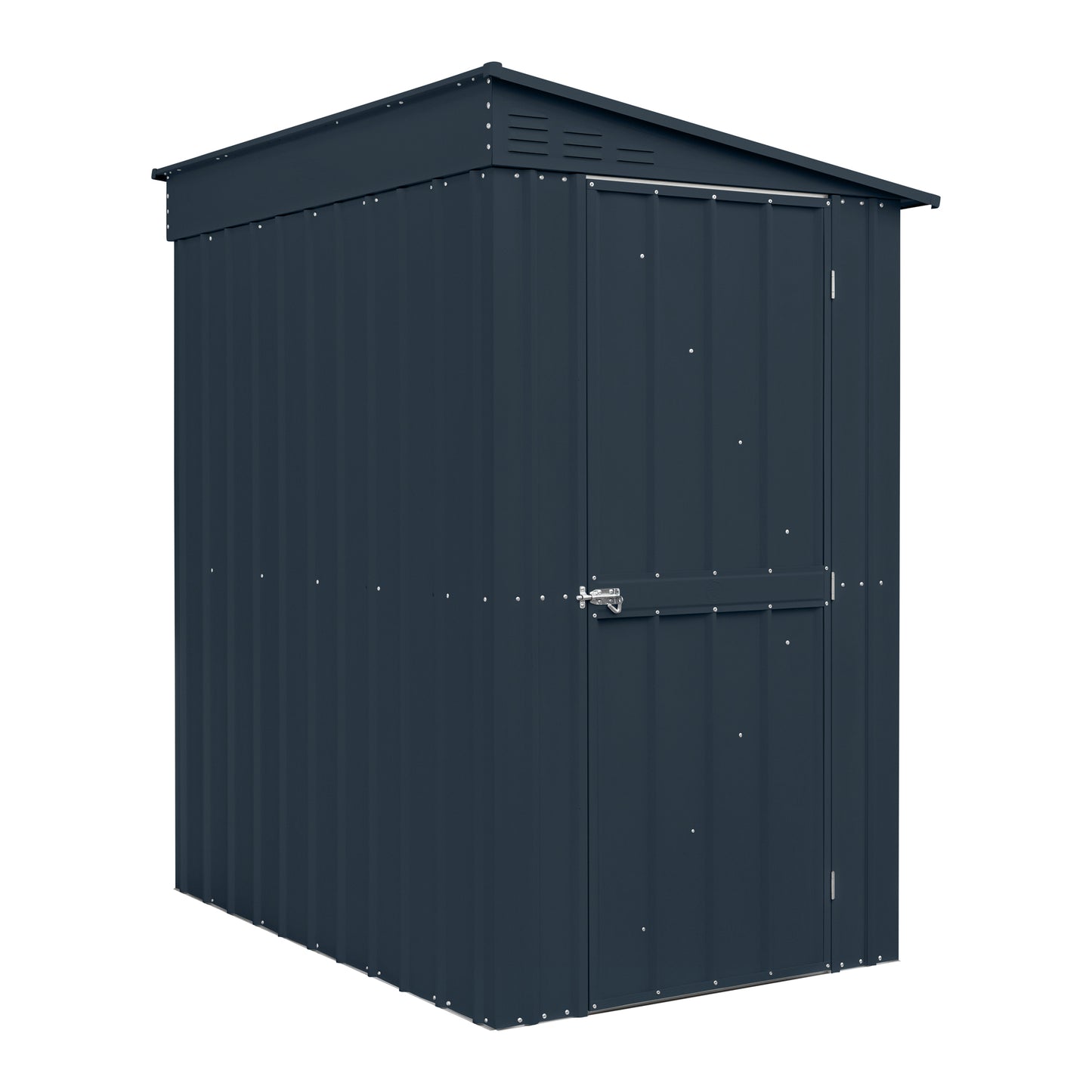 4 x 6 Globel Lean-To Metal Shed - Green or Grey