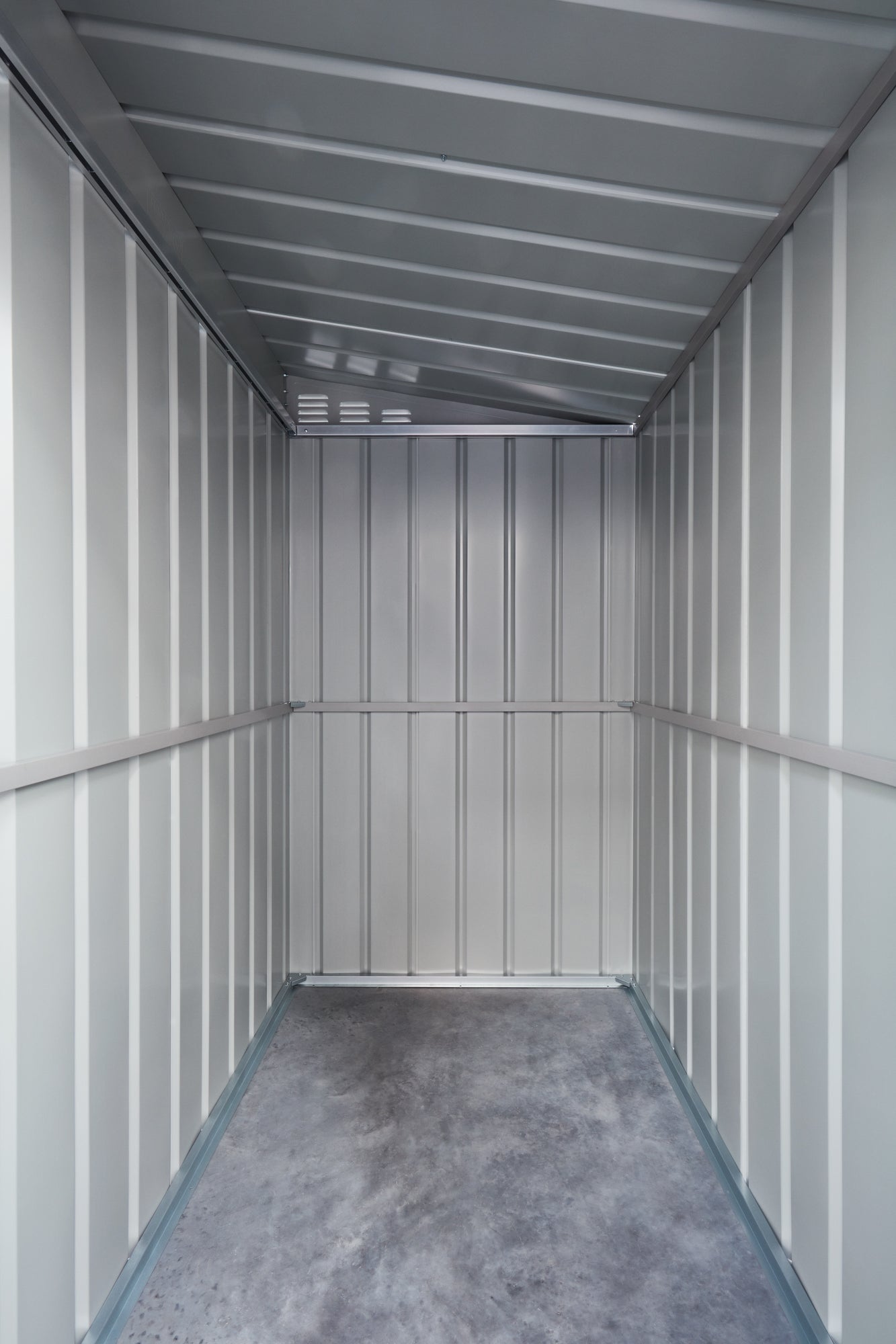 4 x 6 Globel Lean-To Metal Shed - Green or Grey