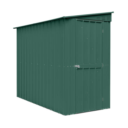 4 x 8 Globel Lean-To Metal Shed - Green or Grey