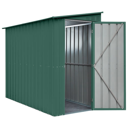 4 x 8 Globel Lean-To Metal Shed - Green or Grey
