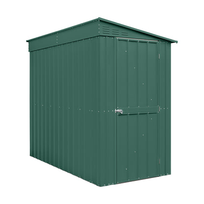 4 x 8 Globel Lean-To Metal Shed - Green or Grey