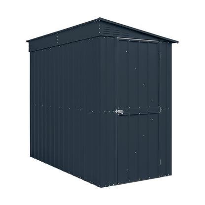 4 x 8 Globel Lean-To Metal Shed - Green or Grey