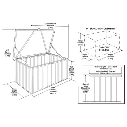 5 x 3 Globel Cushion Box - Green or Grey