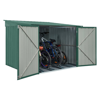 6 x 6 Globel Bike Locker - Green or Grey