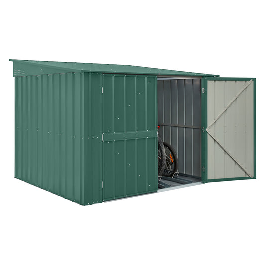 6 x 6 Globel Bike Locker - Green or Grey