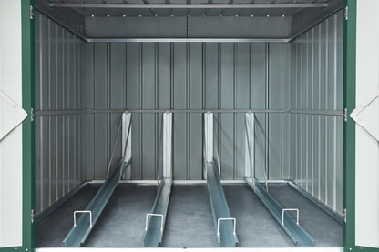 6 x 6 Globel Bike Locker - Green or Grey