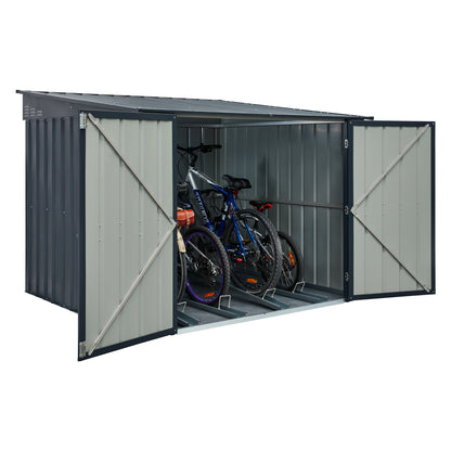 6 x 6 Globel Bike Locker - Green or Grey