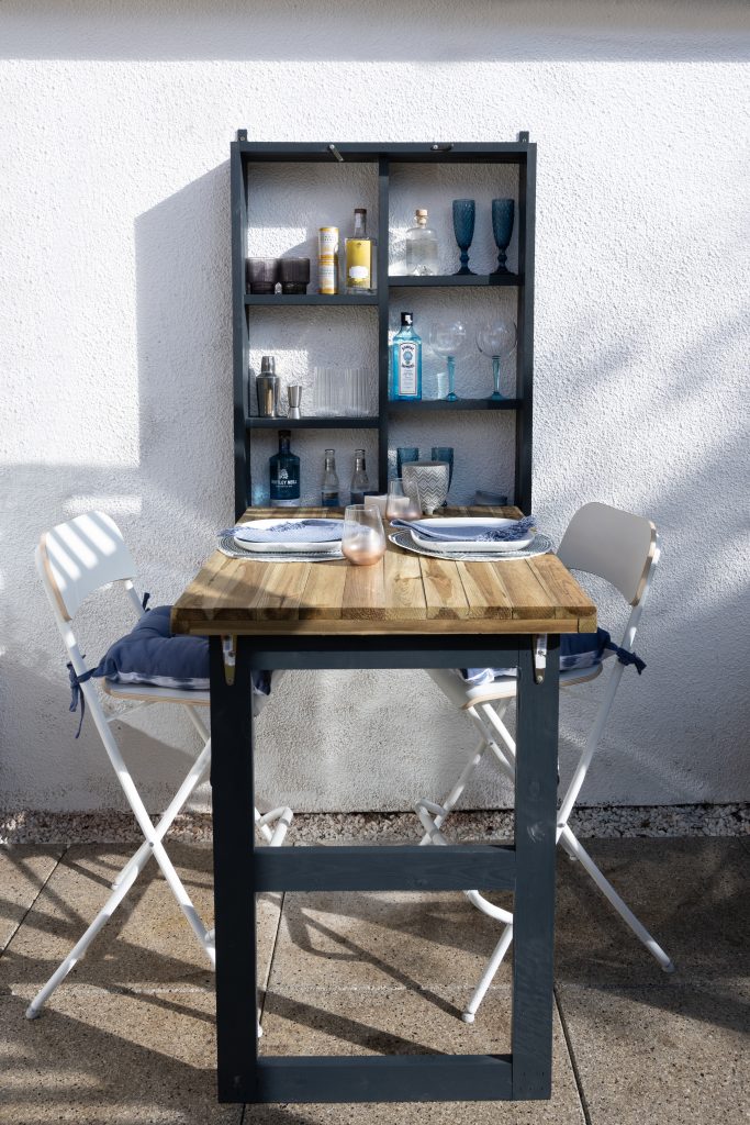 Fold Down Wall Garden Bar