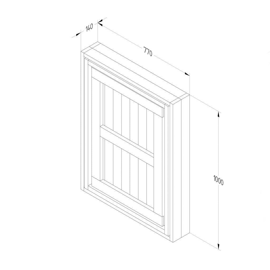 Fold Down Wall Garden Bar