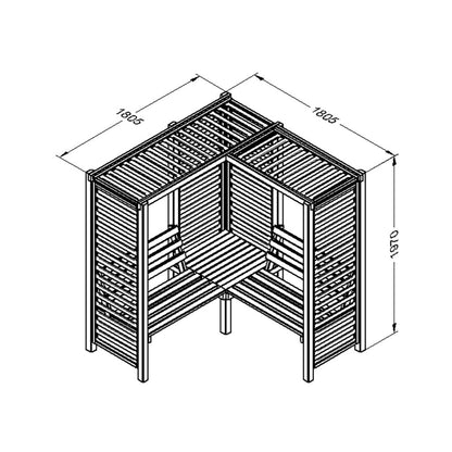 Forest Firenze Corner Arbour