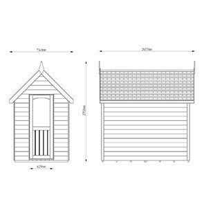 Redwood Lap Forest Retreat 8×5 Shed