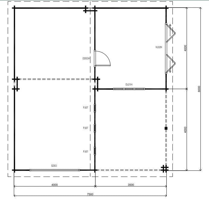 Miami Garage and Garden Room 7.5x8.0m