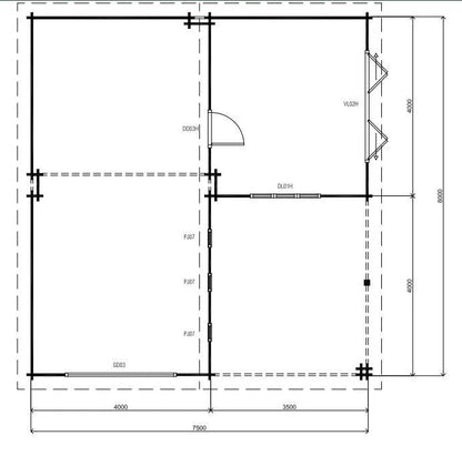 Miami Garage and Garden Room 7.5x8.0m