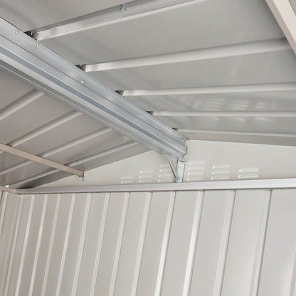 10 x 12 Globel Apex Metal Shed - Green or Grey