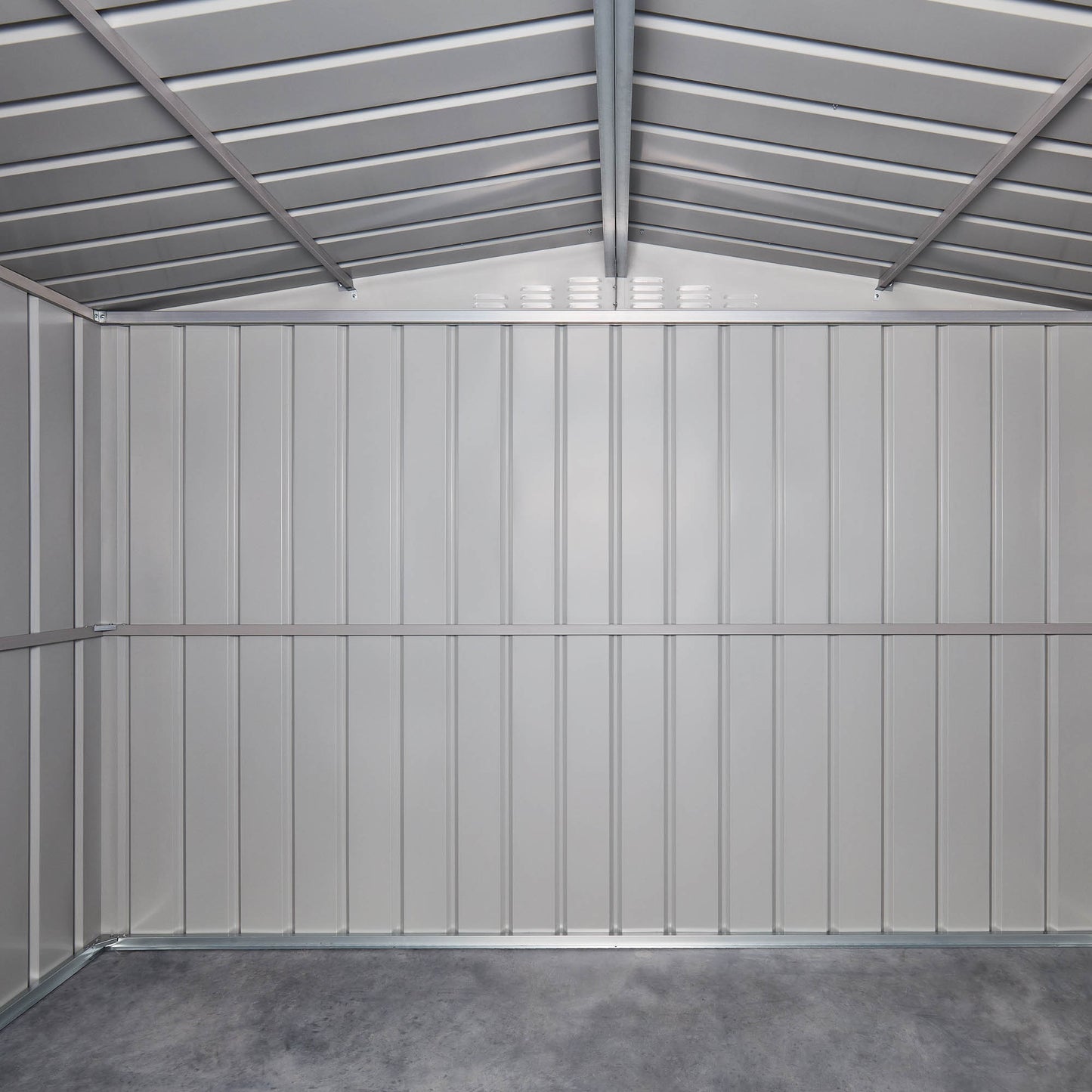 10 x 6 Globel Apex Metal Shed - Green or Grey