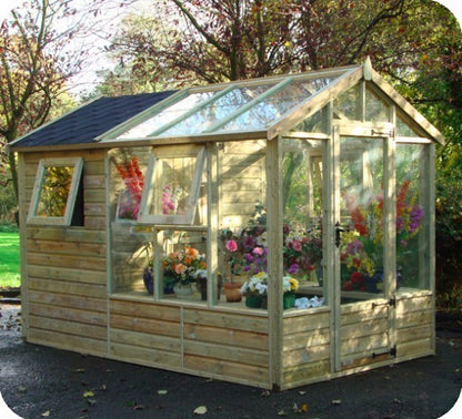 Metro Combi Greenhouse Shed 11'x6'6