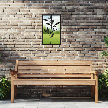 Olive Branch, SunCatcher Garden Mirror Rectangular Design