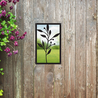 Olive Branch, SunCatcher Garden Mirror Rectangular Design