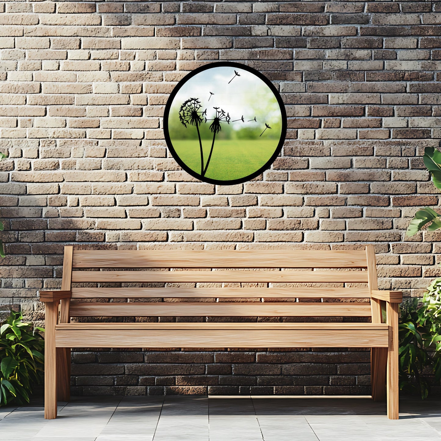 Dandelion Garden Mirror