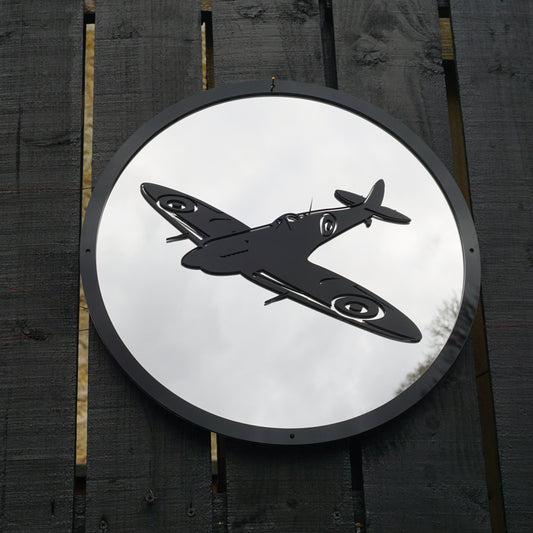 Round SunCatcher Garden Mirror Spitfire