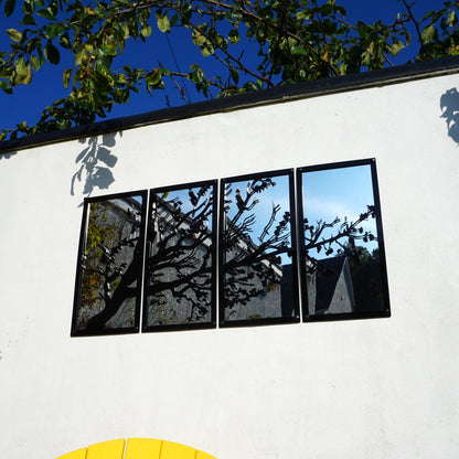 SunCatcher Garden Mirror Set of Four Panels Tree
