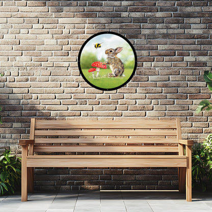 Bently and Bumble Garden Mirror