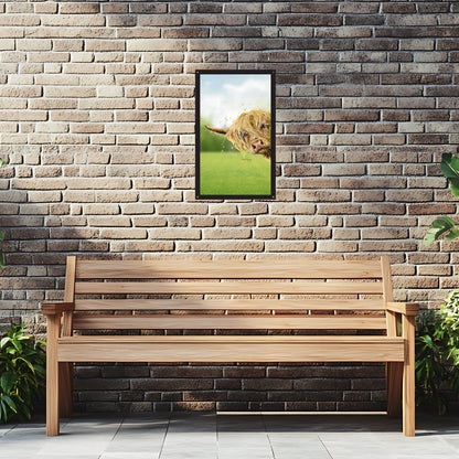 SunCatcher Garden Mirror Brody, the Highland Cow – Rectangular Illustrations by Bree Merryn