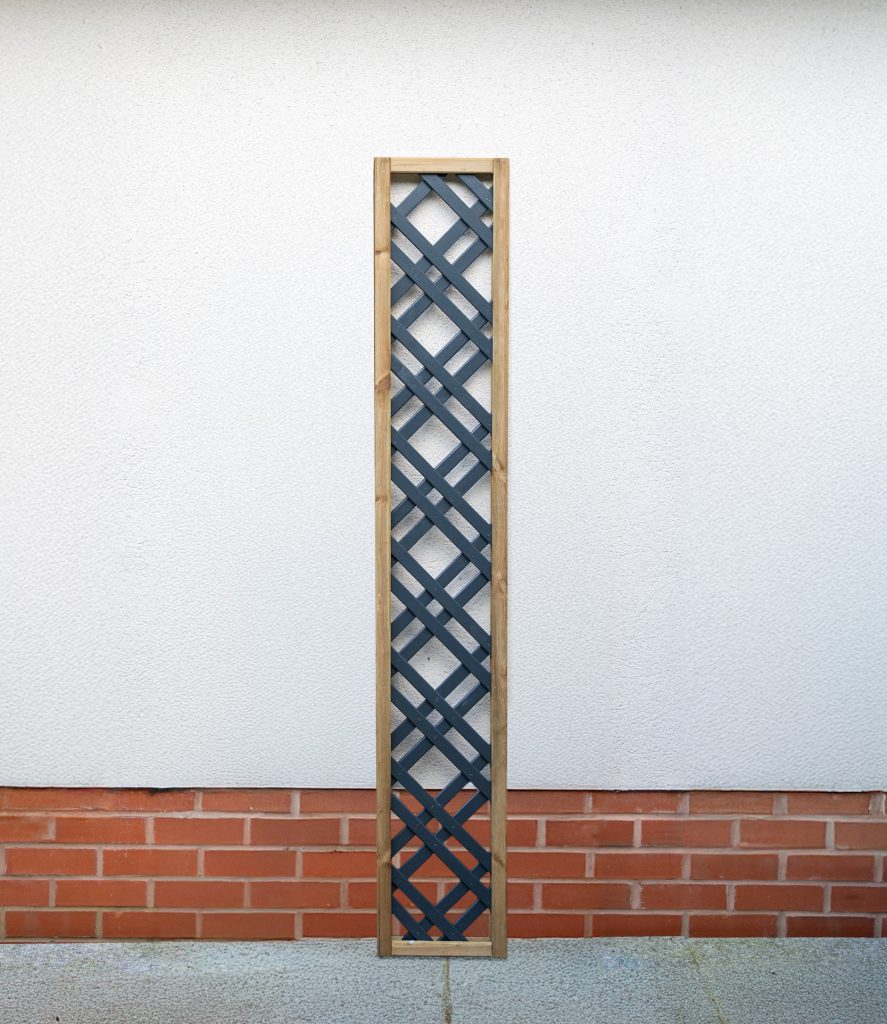 Forest Grey Painted Lattice