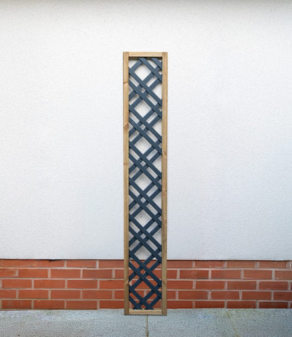 Forest Grey Painted Lattice