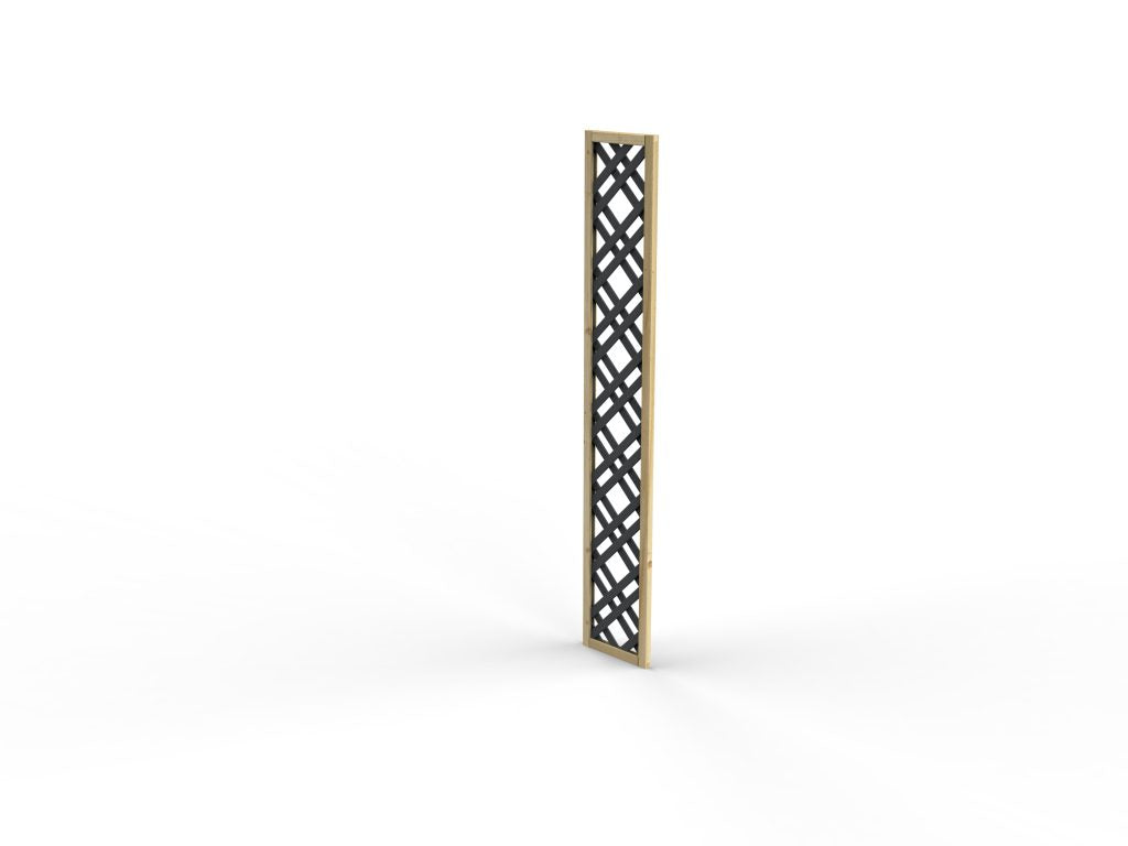 Forest Grey Painted Lattice