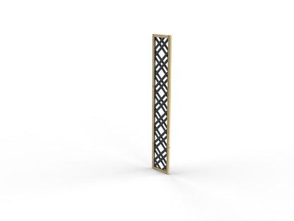Forest Grey Painted Lattice