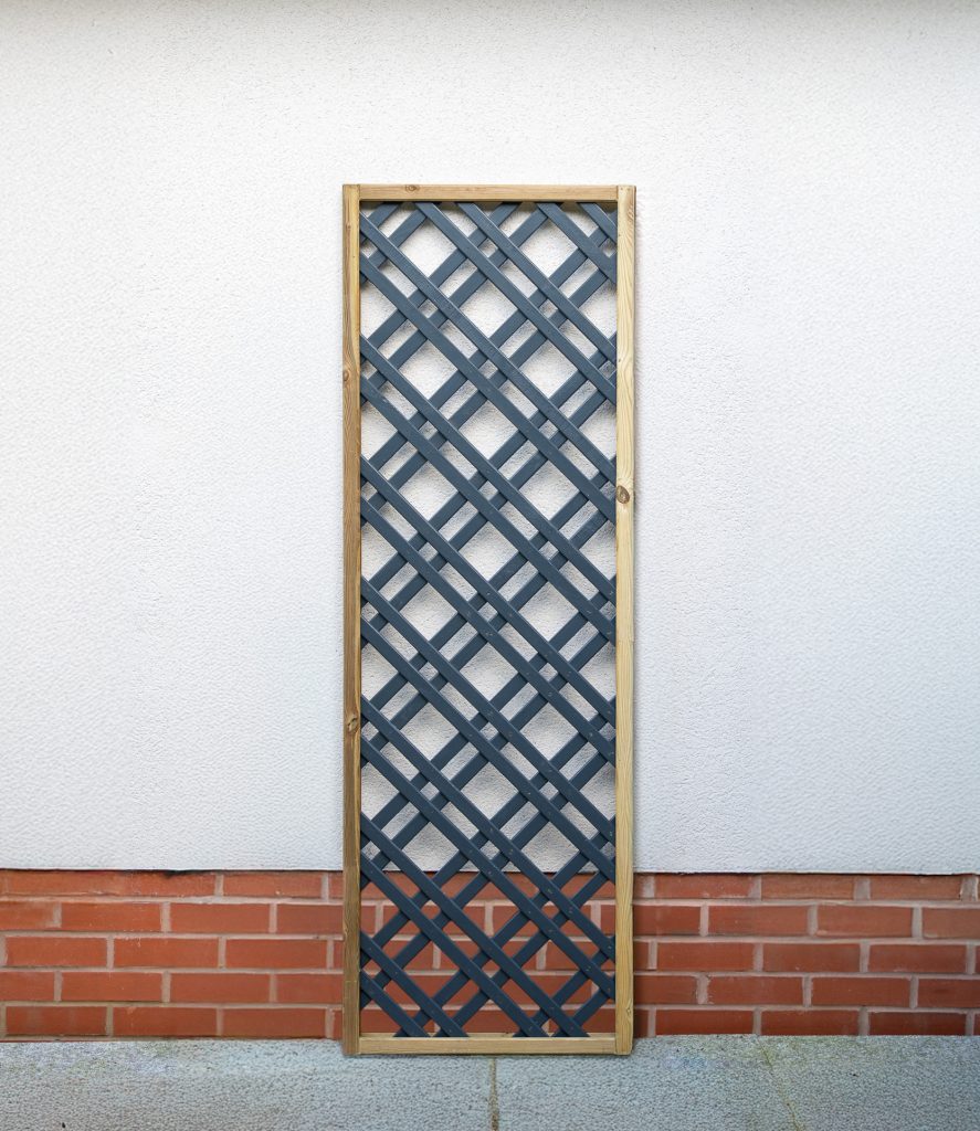 Forest Grey Painted Lattice