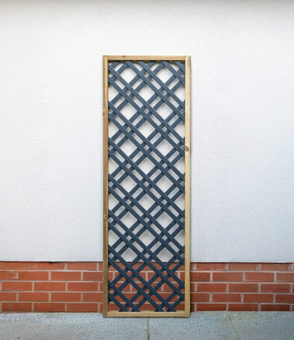 Forest Grey Painted Lattice