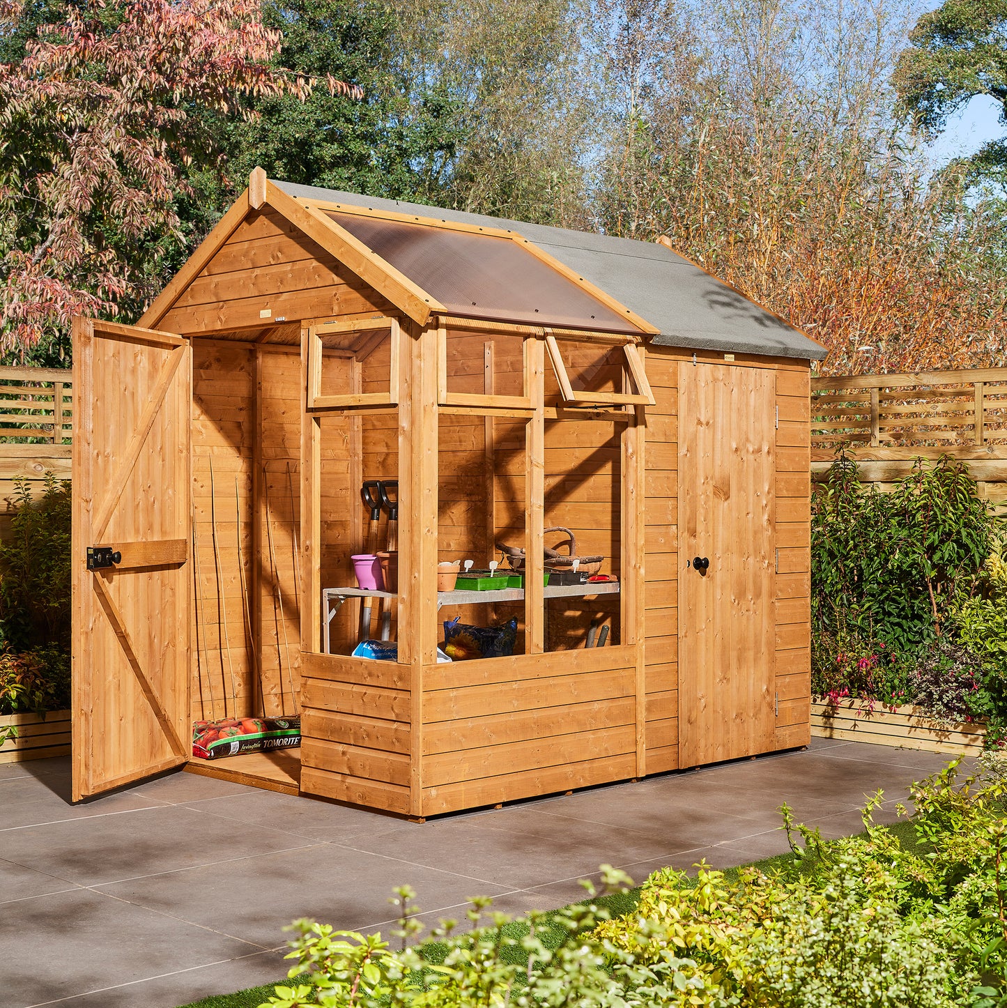 Rowlinson 8x6 Growhouse With Store