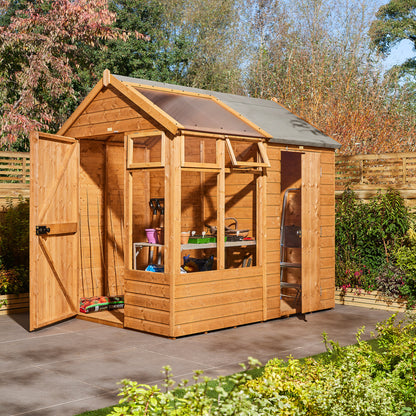 Rowlinson 8x6 Growhouse With Store